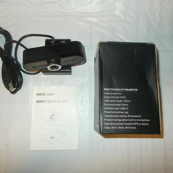 High Definition Digital Webcam NOT USED USB2.0 Interface Avi Video Format - Picture 5 of 11